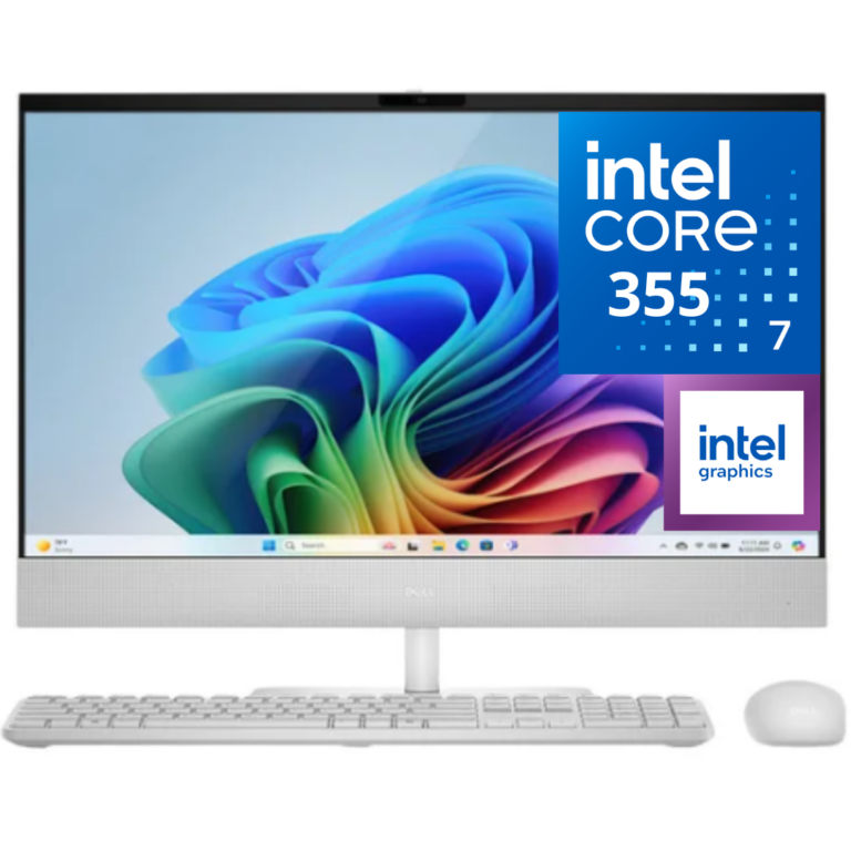 All-in-one Core Dell 24 Ec24260-7157wht ™ Ultra 7 355 1tb Ssd 16gb 23.8? (1920×1080) Touchscreen Ips Win11 Keyboard Mouse White – New Factory Sealed – 1 Year Manufacturer Warranty – Dec24260-7157wht-pus