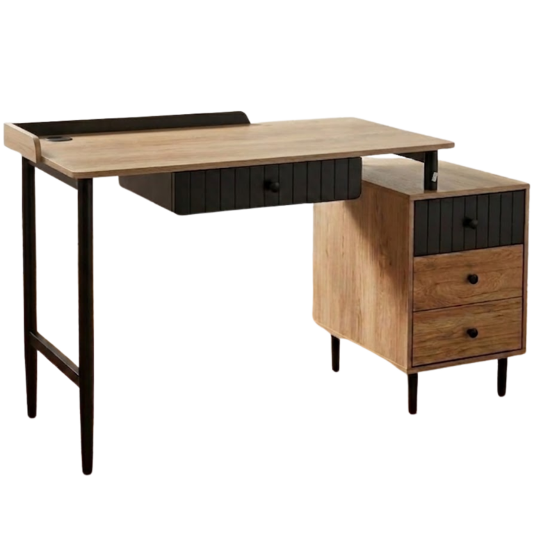 Mesa Escritorio De Oficina Infinytek Ct-3639 - Madera Mdp + Metal - 1365x565x805mm - Peso 38.5kg - Garantia 3 AÑos