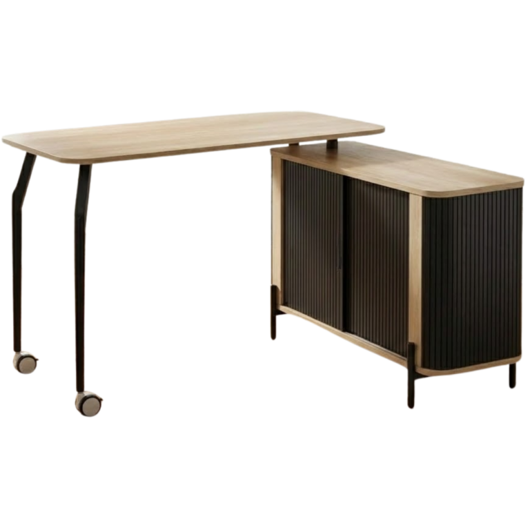 Mesa Escritorio De Oficina Infinytek Ct-3888 - Madera Mdp + Metal - 1375x655x170mm - Peso 55kg - Garantia 3 AÑos